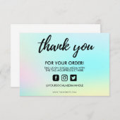 カラーシフトありがとうメディア挿入 (正面/裏面)