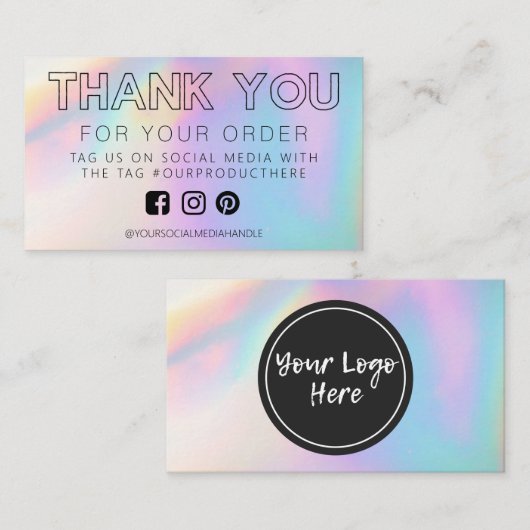 カラーシフトクリエイティブメディア挿入 名刺 (正面/裏面)