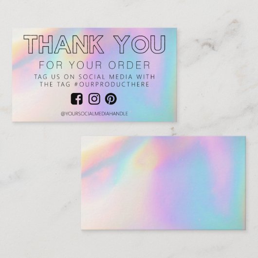 カラーシフトクリエイティブメディア挿入 名刺 (正面/裏面)