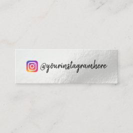 カラーシフトホログラフィックミニ名刺 スキニー名刺