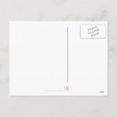 カラーシャルボードレタリング'12日のクリスマス' シーズンポストカード (裏面)