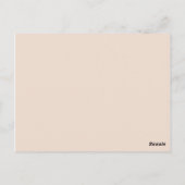 カラーシャンパンピンク ポストカード (裏面)