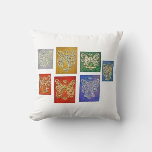 カラーシリーズエンジェルズアート装飾装飾用クッション クッション (正面)