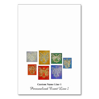 カラーシリーズ感動的エンジェルテーブルテントカード テーブルナンバー