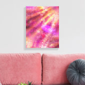 カラーシームレスな背景(紫、ピンク) キャンバスプリント (インサイチュ (リビング))