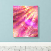 カラーシームレスな背景(紫、ピンク) キャンバスプリント (インサイチュ (ウッドフロア))
