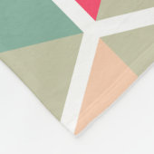 カラージオメトリックハニカムパターン04 フリースブランケット (角)