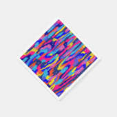 カラージングブック抽象芸術 スタンダードカクテルナプキン (角)