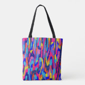 カラージングブック抽象芸術 トートバッグ (裏面)