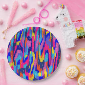 カラージングブック抽象芸術 ペーパープレート (パーティー)