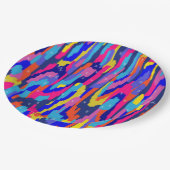 カラージングブック抽象芸術 ペーパープレート (アングル)