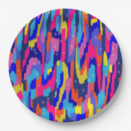 カラージングブック抽象芸術 ペーパープレート