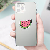 カラースイカクリップアートカスタムカットビニールシール シール (スマートフォン)