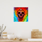 カラースカル ポスター (キッチン)