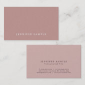 カラースタイリッシュモダンデザインパールフィニッシュラグジュアリー 名刺 (正面/裏面)