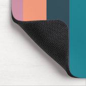 カラーストライプカラフルパステル001 マウスパッド (コーナー)