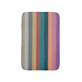 カラーストライプカラフルパステル バスマット (正面縦)