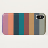 カラーストライプカラフルパステル Case-Mate iPhoneケース (裏面(横))