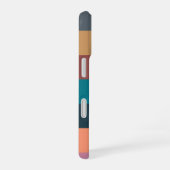 カラーストライプカラフルパステル iPhone 16ケース (右側面)