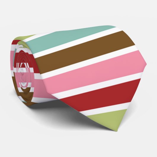 カラーストライプ ネクタイ (ロール)