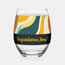 カラーストリーム ステムなしワイングラス