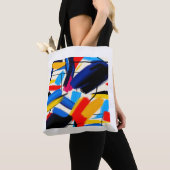 カラーストロークトート トートバッグ (クローズアップ)