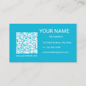 カラーストーンビジネスカード 名刺 (裏面)