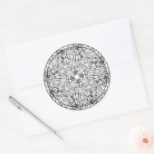 カラースナリーブックのデザイン ラウンドシール (封筒)