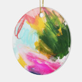 カラースプラッシュオーナメント セラミックオーナメント (左)