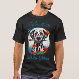 カラースプラッシュダルメシアンアーティスト Tシャツ