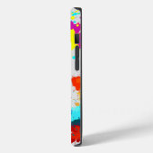 カラースプラッシュパターンCC01 LグレーBG Case-Mate iPhoneケース (裏面 / 左)