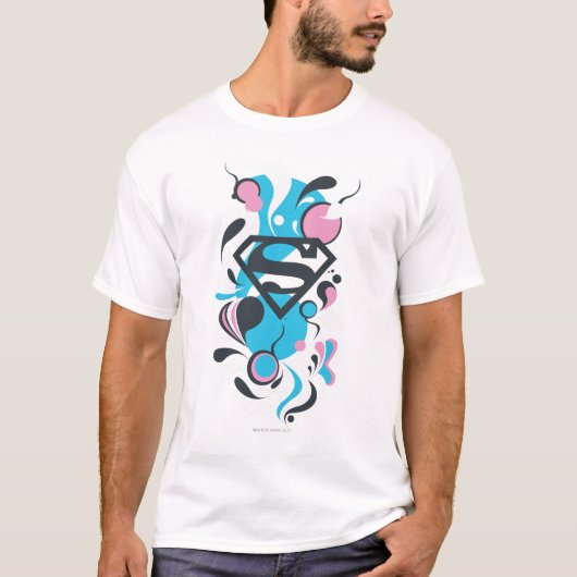 カラースプラッシュブルー Tシャツ (正面)