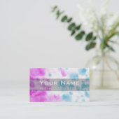 カラースプラッシュ名刺 名刺 (スタンド正面)