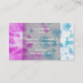 カラースプラッシュ名刺 名刺 (裏面)