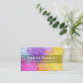 カラースプラッシュ名刺 名刺 (スタンド正面)