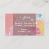 カラースプラッシュ名刺 名刺 (裏面)