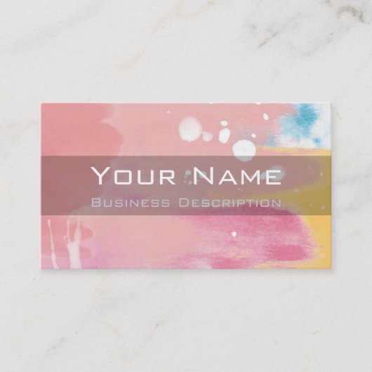 カラースプラッシュ名刺 名刺 (正面)