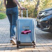 カラースプラッシュ鮮やか付き電気自動車 シール (スーツケースインサイチュ)