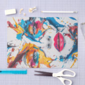 カラースプラッシュ1の美しい 薄葉紙 (クラフト)