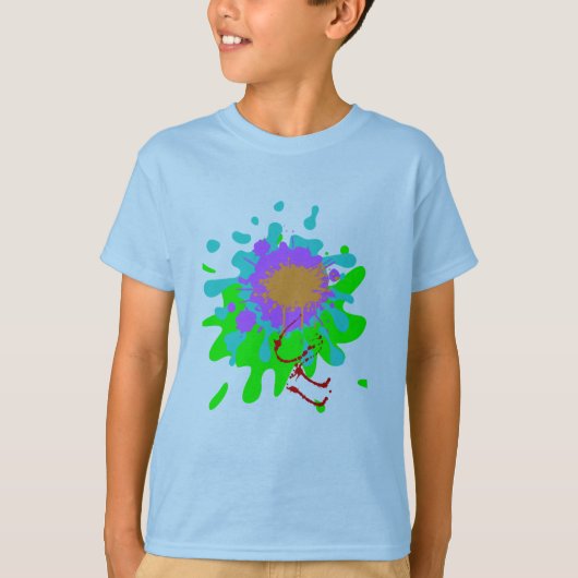 カラースプラッシュ ボーイズベーシックTシャツ  Tシャツ (正面)