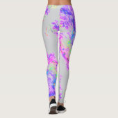 カラースポットパステルトーン レギンス (裏面)