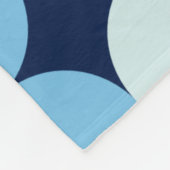 カラースポット02 – 濃い青 フリースブランケット (角)