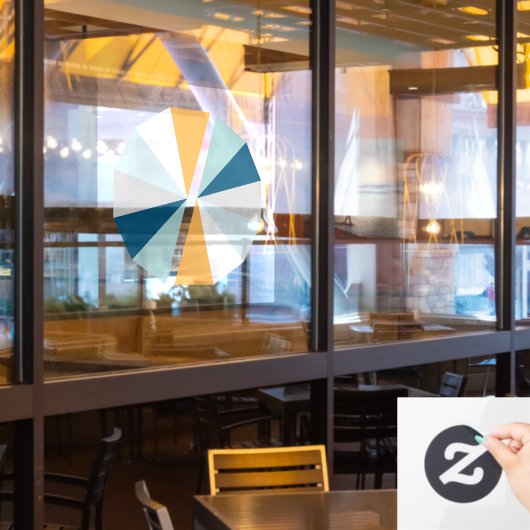 カラースライス ウィンドウサイン (レストラン窓)