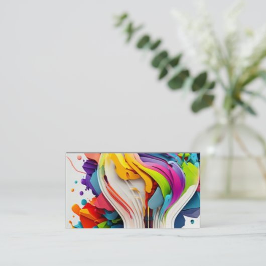 カラースライド 名刺 (スタンド正面)