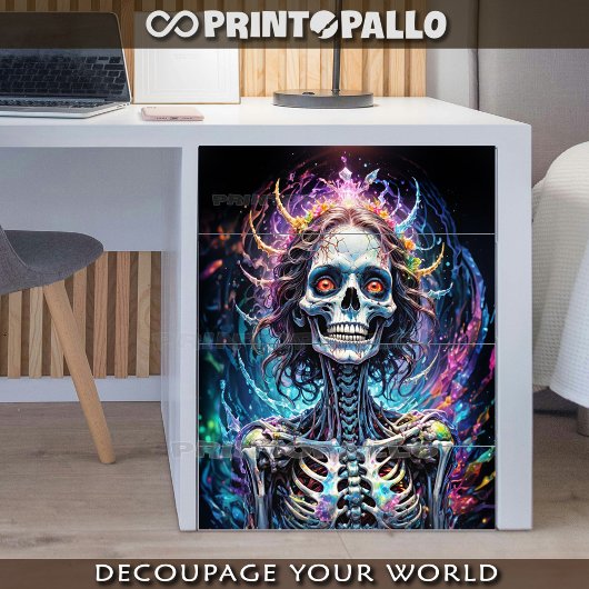 カラースワンダーランドのインクスカルを飛ばす 薄葉紙