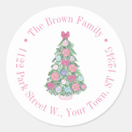 カラーズはっきりしたマクシマリストホリデーズ差出人住所 ラウンドシール