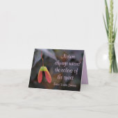 カラーズオブエメルソン自然引用文 ノートカード (正面)