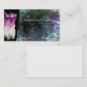 カラーズオブヒーリングストーンズアメジスト 名刺 (正面/裏面)