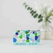 カラーズクールシーグラスの名刺 名刺 (スタンド正面)