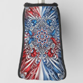 カラーズデザイン付きゴルフパターフランスのカバー ゴルフヘッドカバー (回転90)